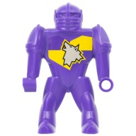 Lego Nestle promo figurka Knights kingdom II, tmavě fialová (51798s DARK PURPLE)